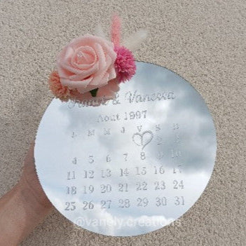 Miroir personnalisé Ø 20 cm