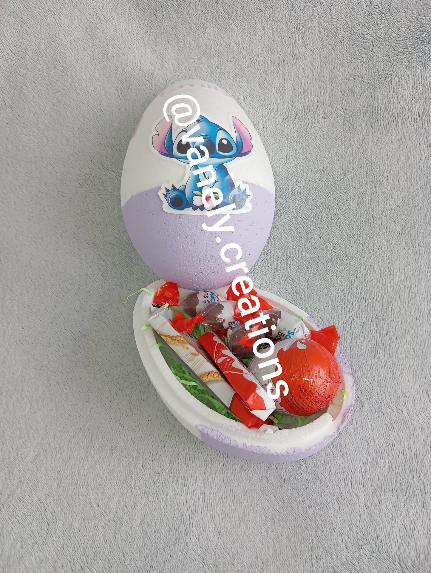 Oeuf de Pâques à Thème 15 cm (taille 21 cm en option)