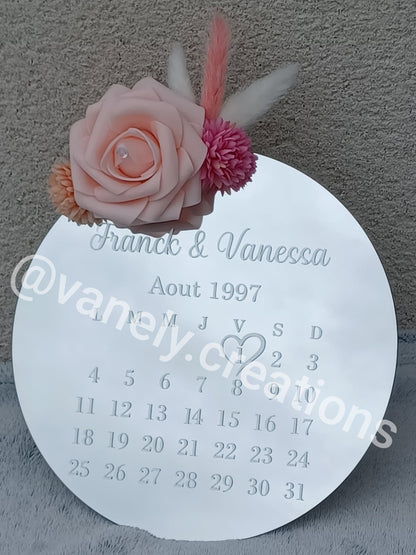 Miroir personnalisé Ø 20 cm