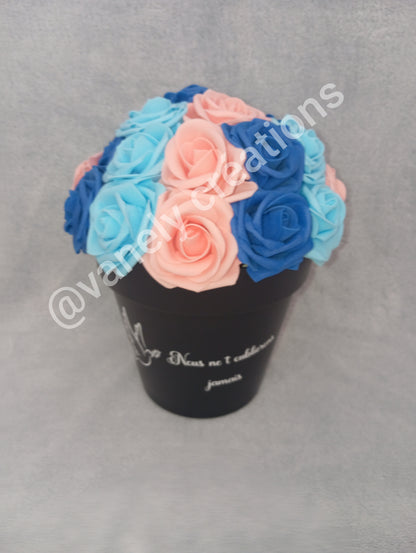 Pot Floral Funéraire Ø 16 cm  (Ø 20 en option)